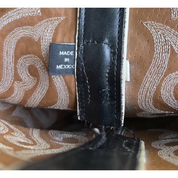 Nocona Imperial Calf Western Boots Men's 10D Black Square Toe - Picture 7 of 12